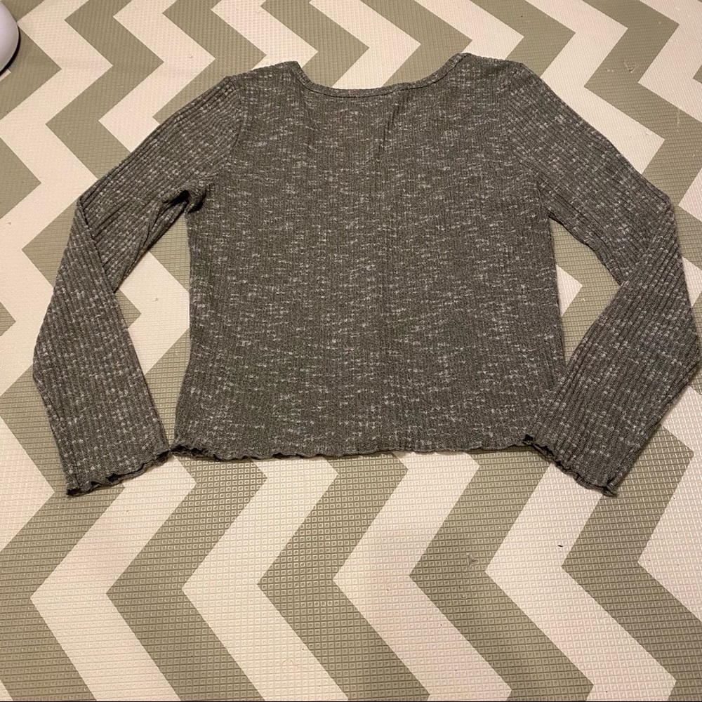 Long Sleeve Sweater Shirt - Picture 7 of 8